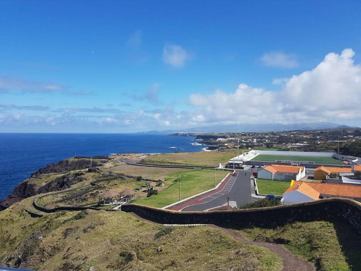 Seaside Azores Villa With Natural Pool, Terrace & Barbecue Capelas Exterior photo