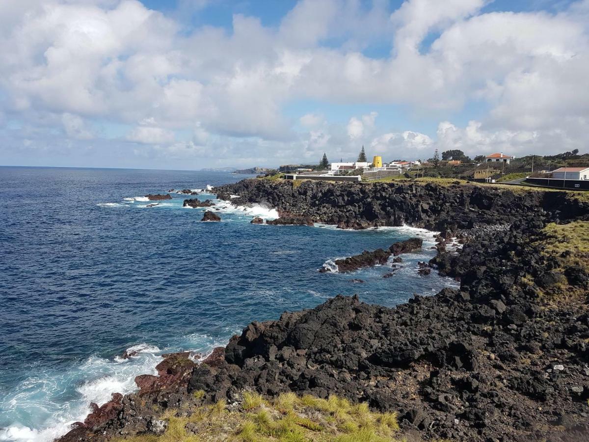 Seaside Azores Villa With Natural Pool, Terrace & Barbecue Capelas Exterior photo