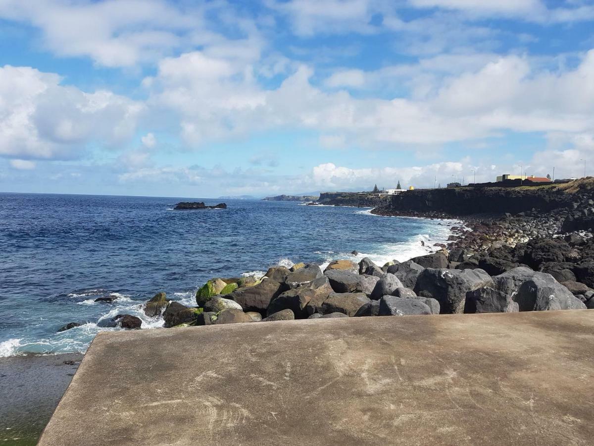 Seaside Azores Villa With Natural Pool, Terrace & Barbecue Capelas Exterior photo