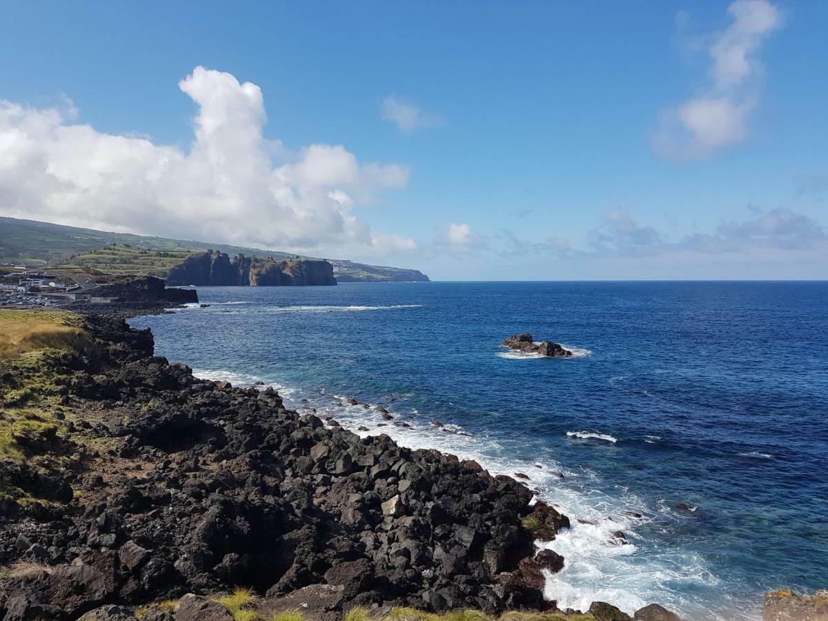 Seaside Azores Villa With Natural Pool, Terrace & Barbecue Capelas Exterior photo