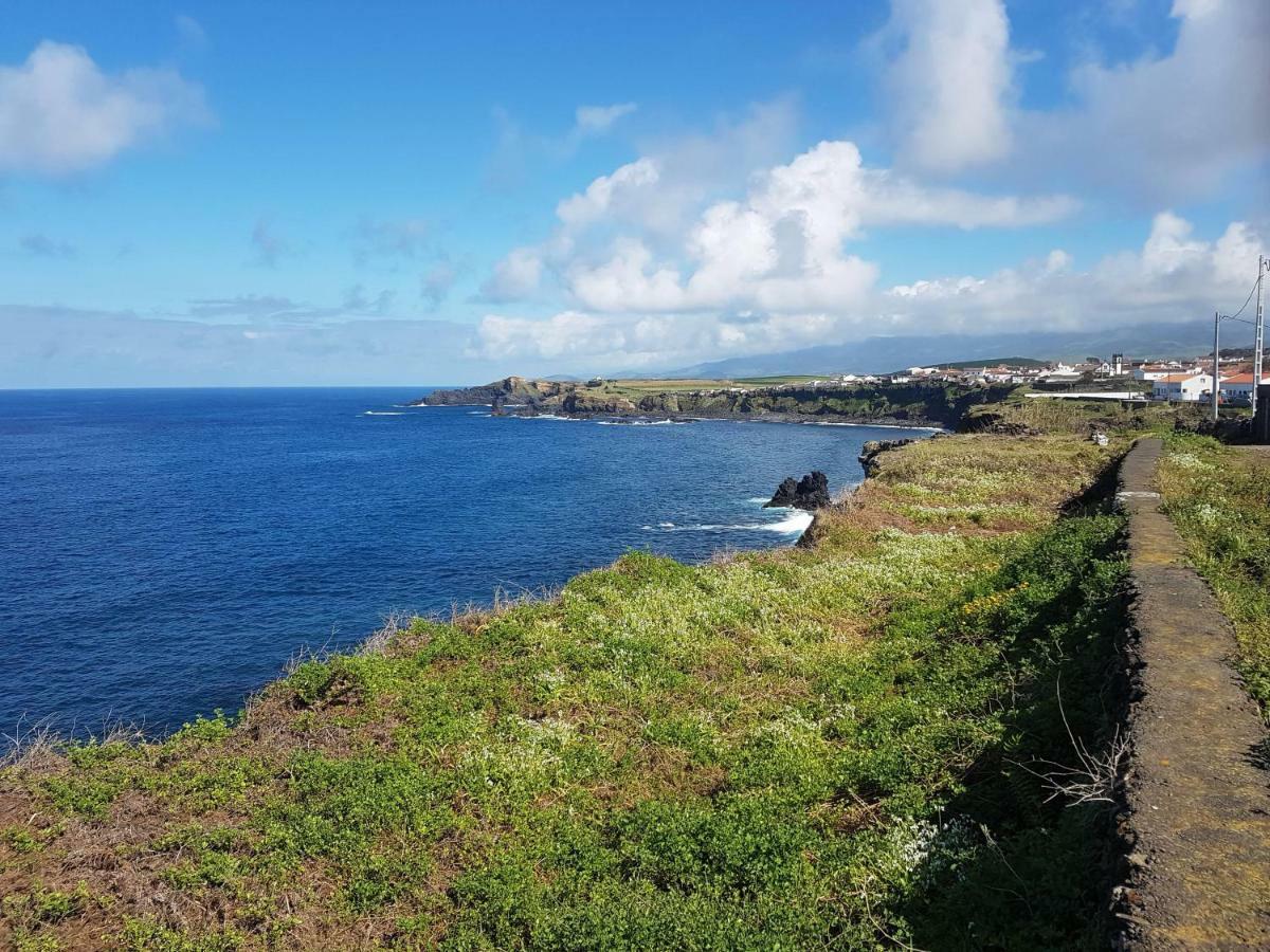 Seaside Azores Villa With Natural Pool, Terrace & Barbecue Capelas Exterior photo